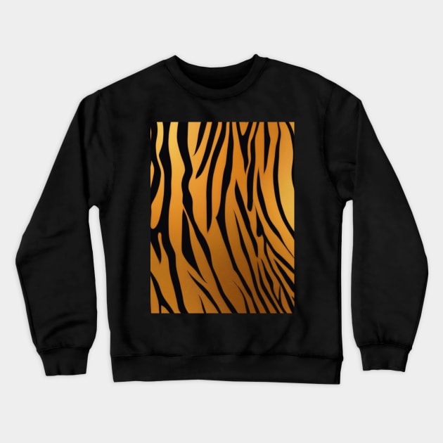 Tiger print Crewneck Sweatshirt by Spaceboyishere